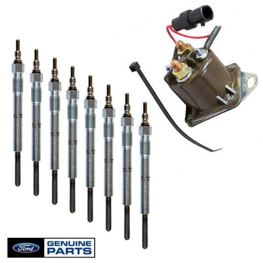 Glow Plug & Controller Kit | 1994-1996 Ford 7.3L Powerstroke