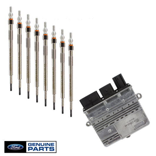 Glow Plug & Controller Kit | 2015 Ford 6.7L Powerstroke